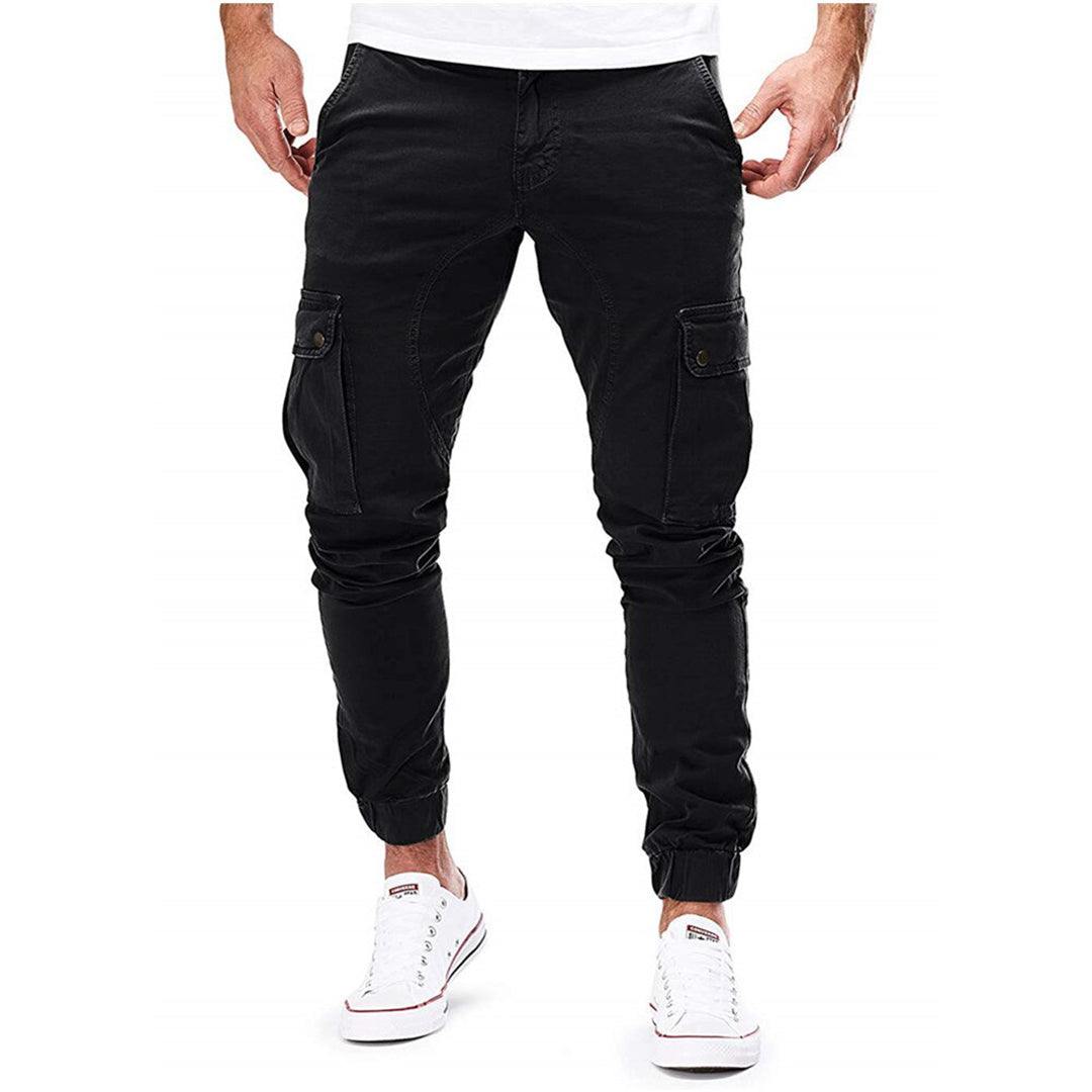 Wilco | Tapered Cargo Trousers with Cuffs