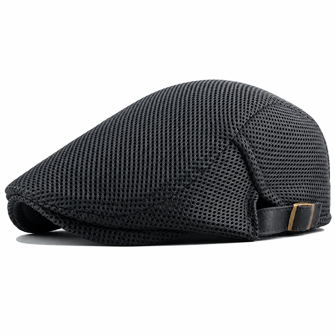 Napoleon | Mesh Flat Cap Adjustable Buckle Hat