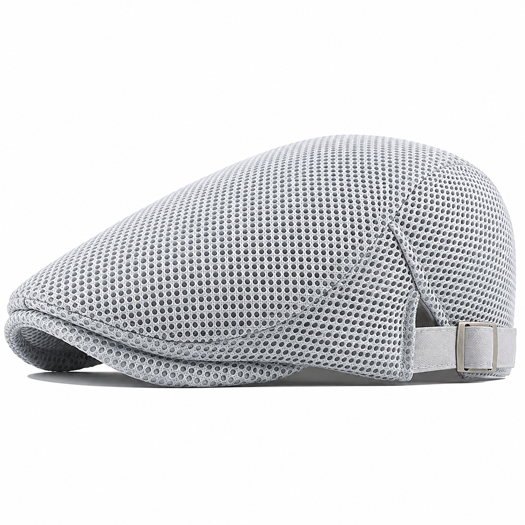 Napoleon | Mesh Flat Cap Adjustable Buckle Hat