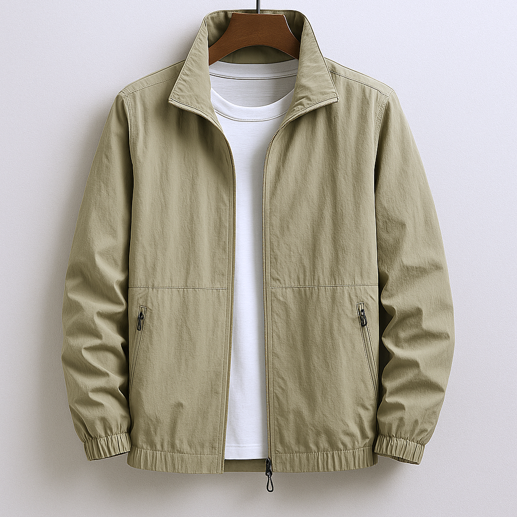 Granville | Lightweight Jacket with Stand Collar and Zip