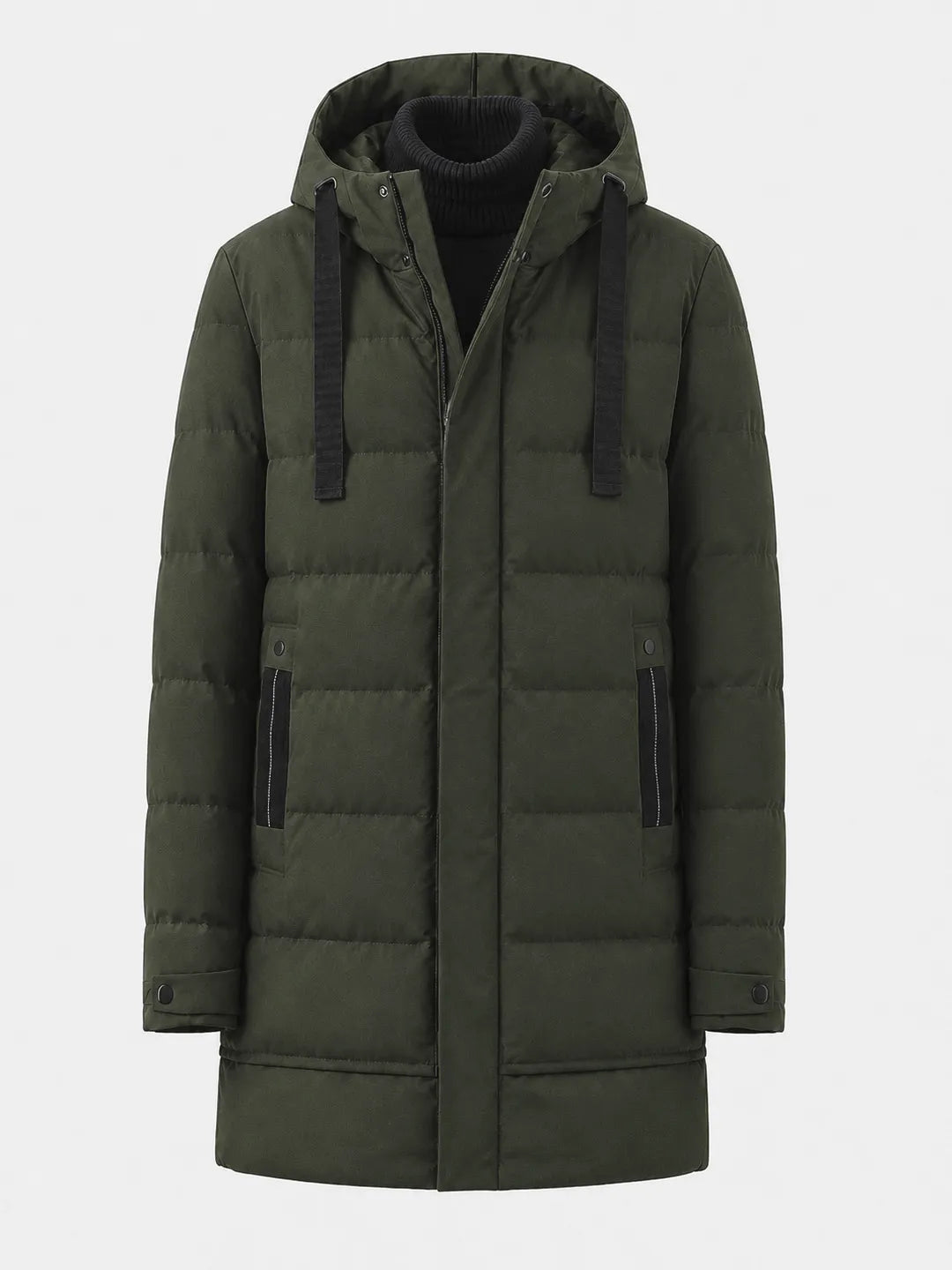 Jacques | Longline Hooded Puffer Coat