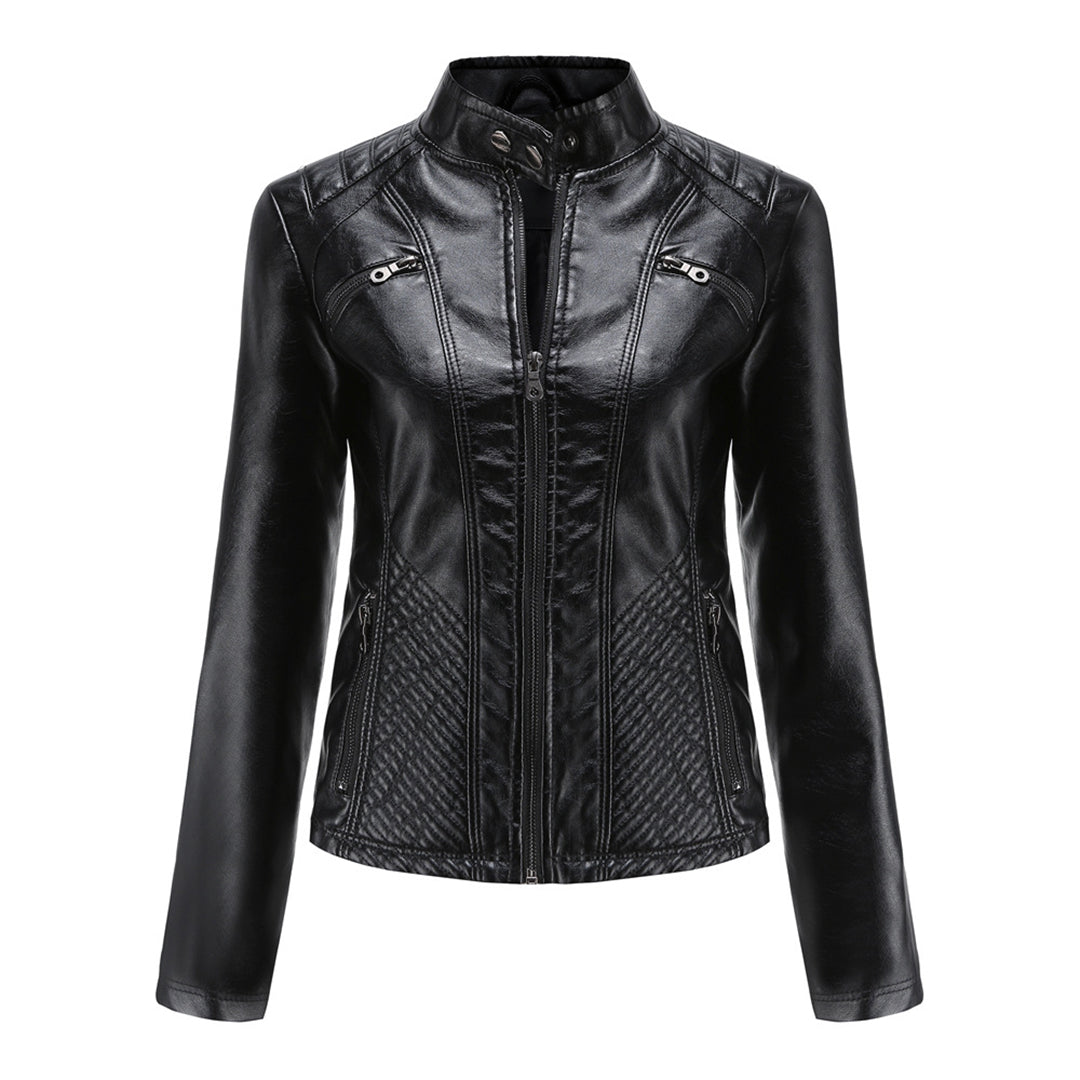 Alfred | Jacket with Stand Collar and Quilted Panels