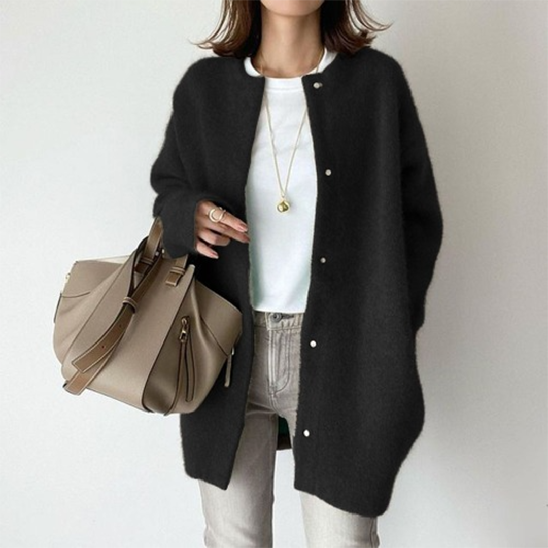 Denisse | Longline Cardigan with Long Sleeves