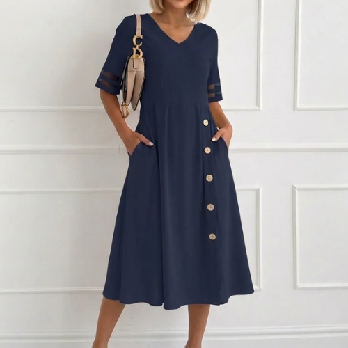 Sirena | Casual Pocket Summer Midi Dress