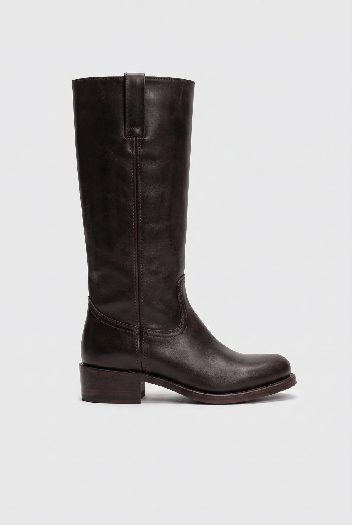 Sophia | Tall Riding-Style Boots with Block Heel