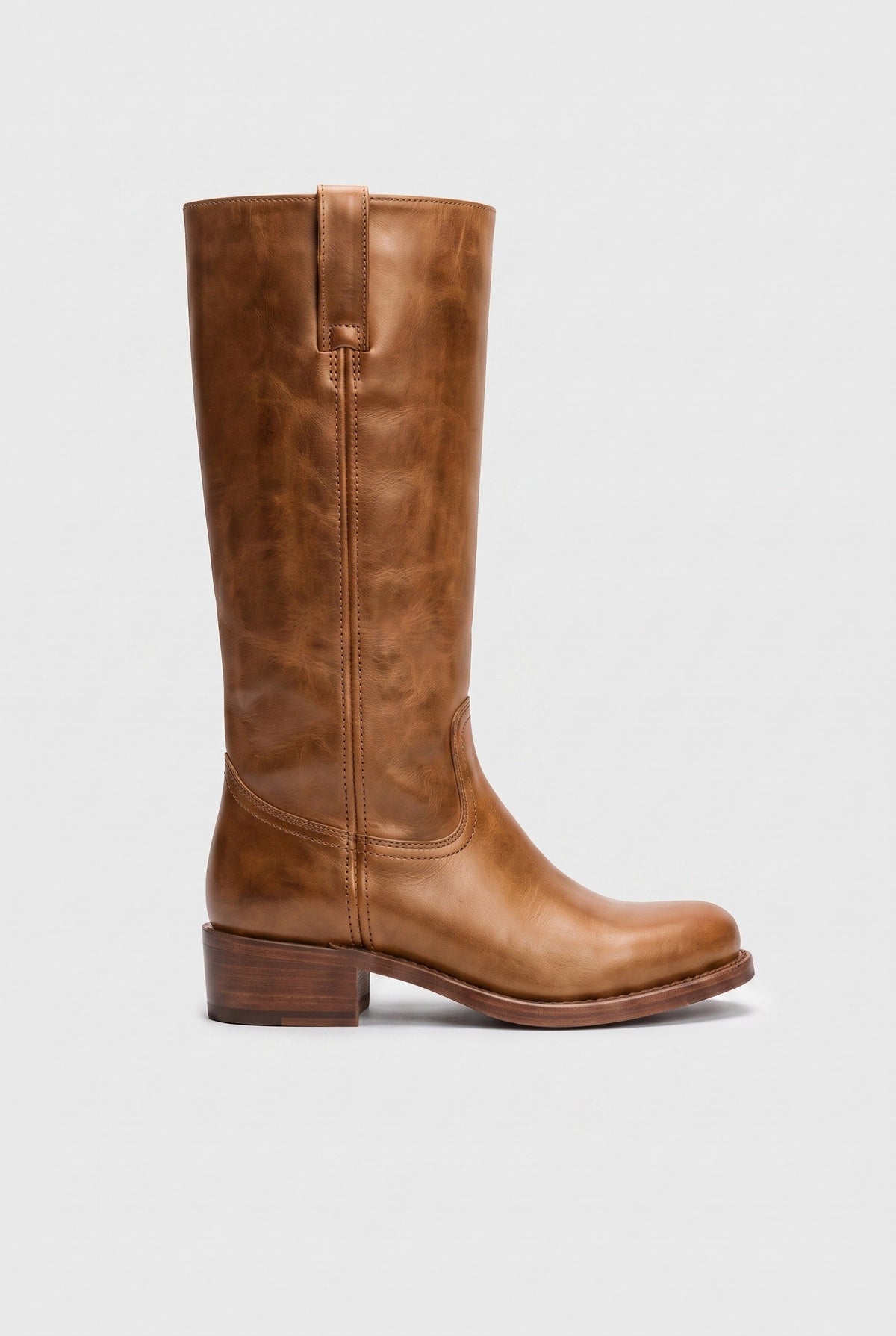 Sophia | Tall Riding-Style Boots with Block Heel
