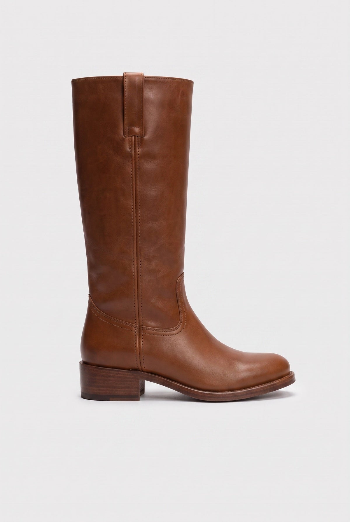 Sophia | Tall Riding-Style Boots with Block Heel
