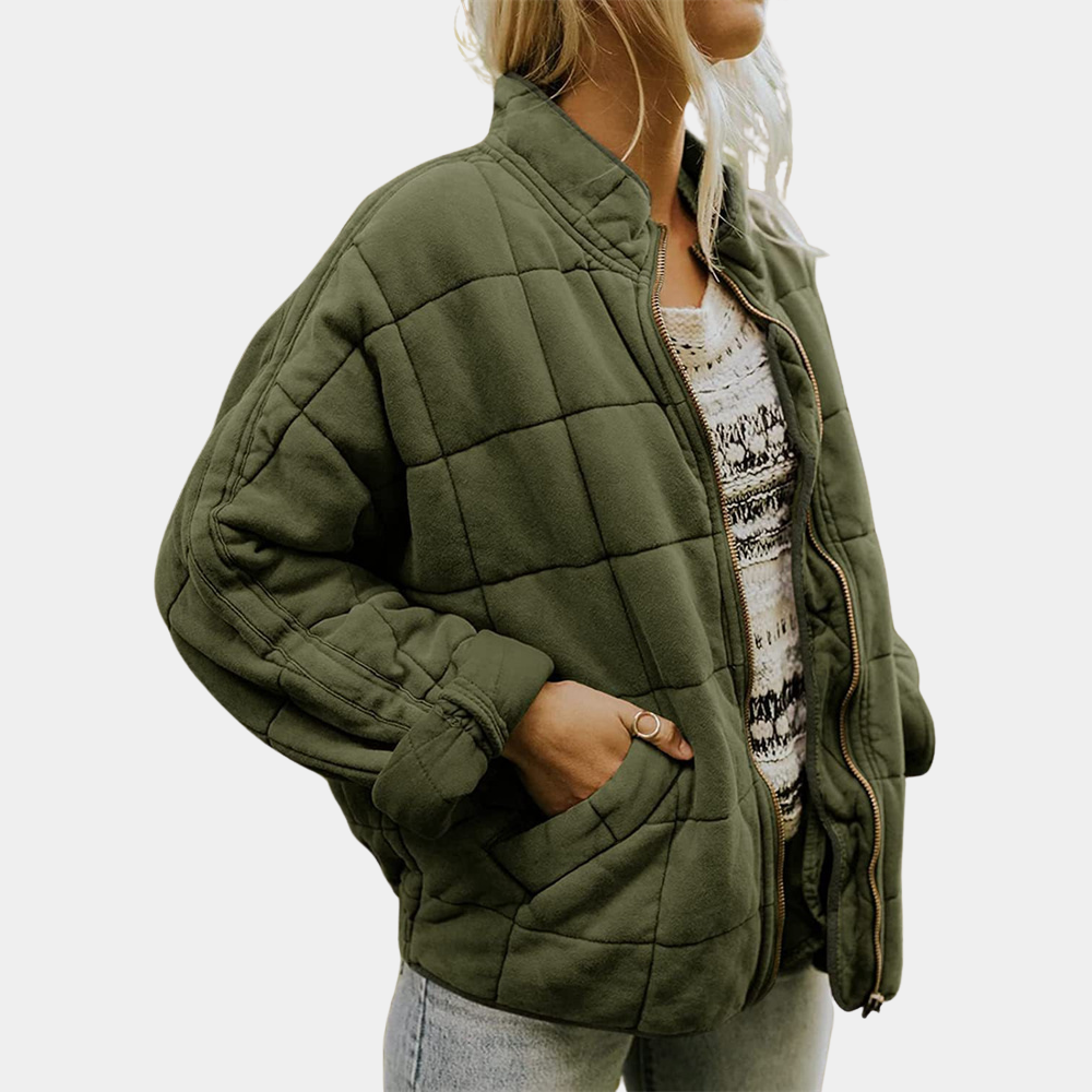 Shana | Cardigan with Hood, Zip and Pockets