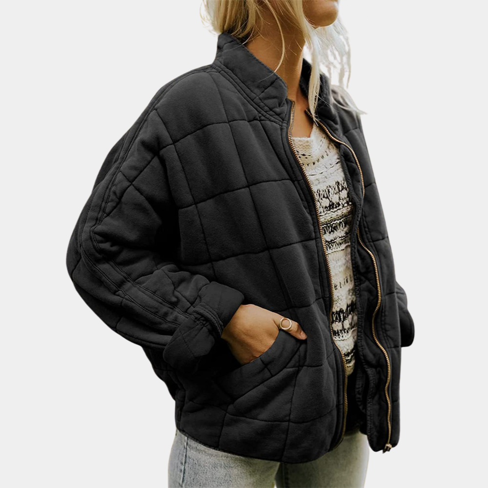 Shana | Cardigan with Hood, Zip and Pockets