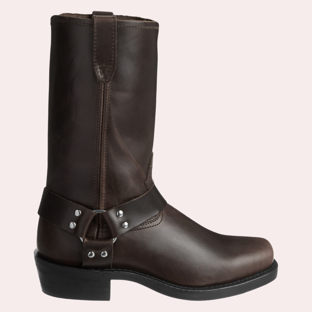 Mayra | Mid Calf Boots with Harness Straps