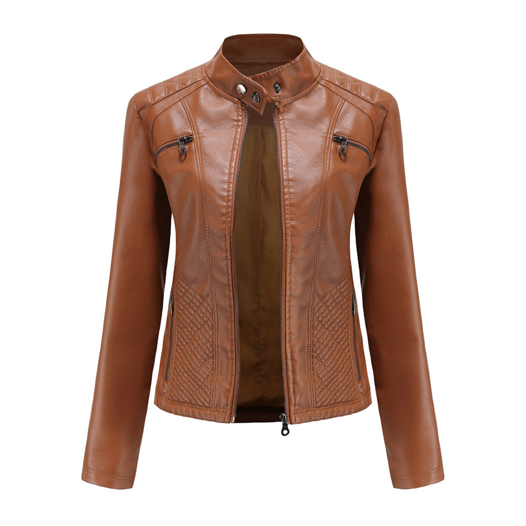 Alfred | Jacket with Stand Collar and Quilted Panels