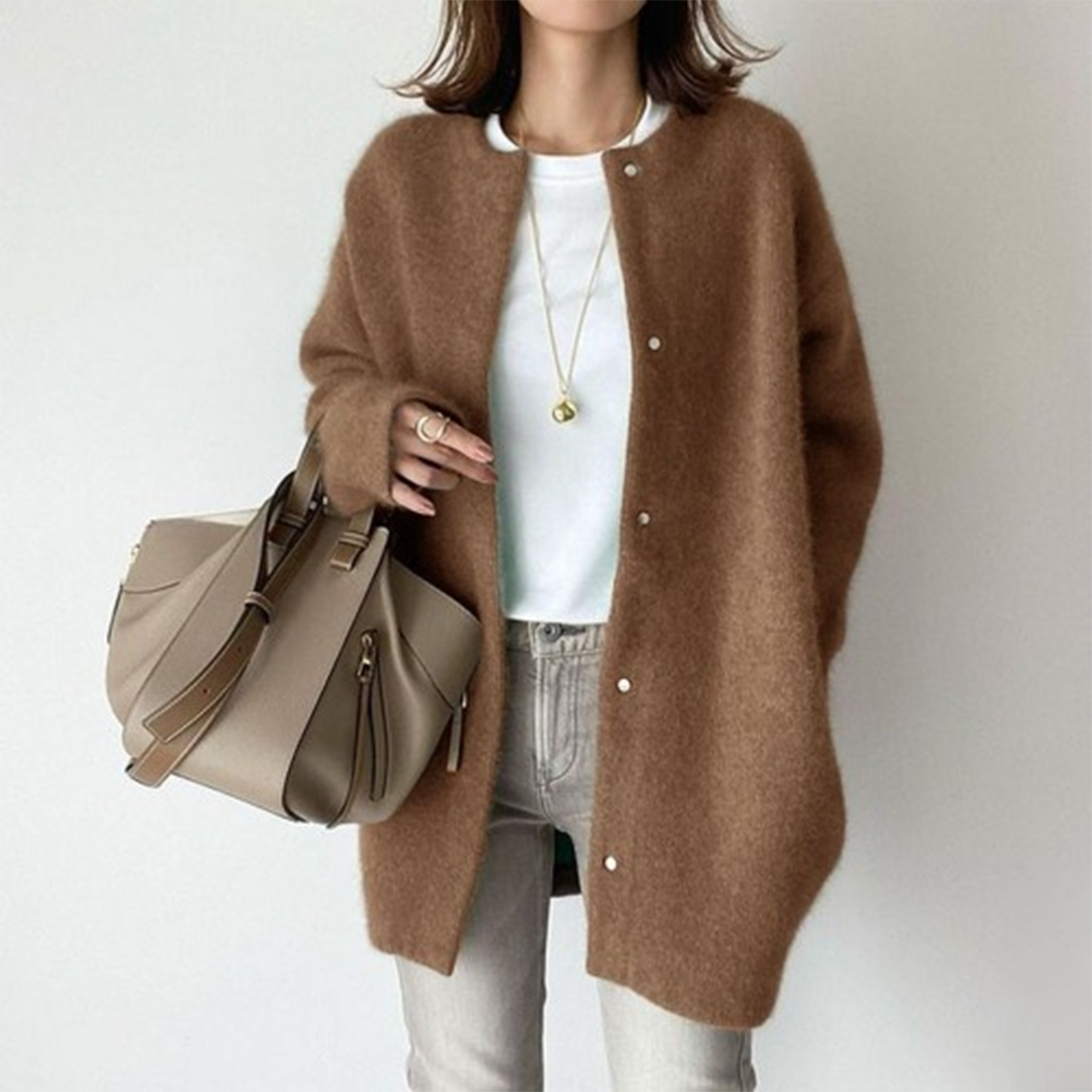 Denisse | Longline Cardigan with Long Sleeves