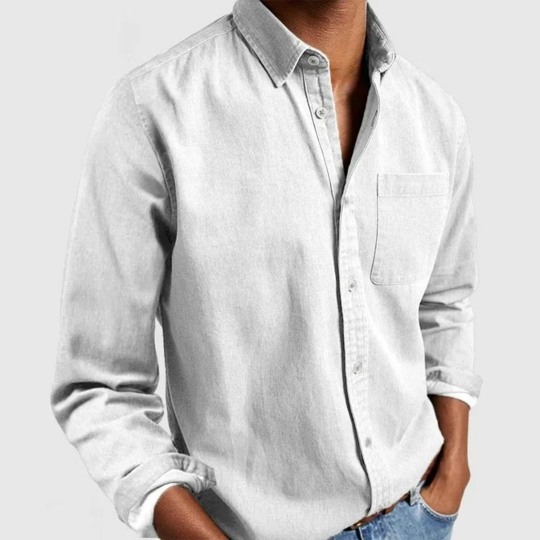 Carel | Mens Oxford Long Sleeve Shirt