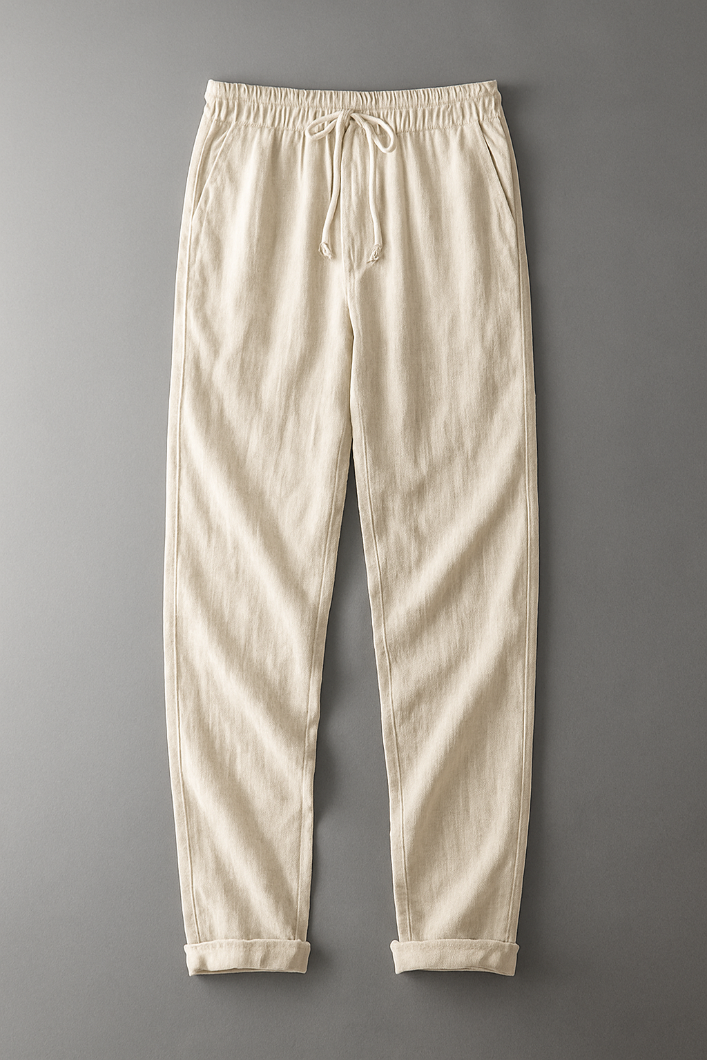 Preston | Linen Drawstring Tapered Trousers