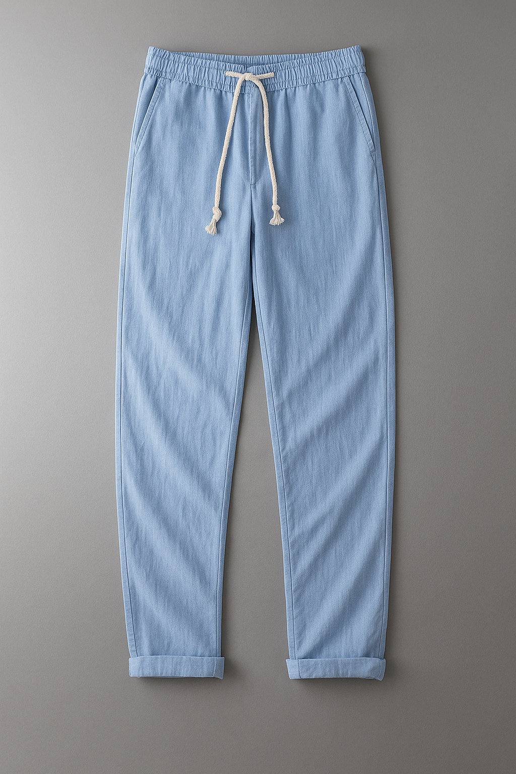 Preston | Linen Drawstring Tapered Trousers
