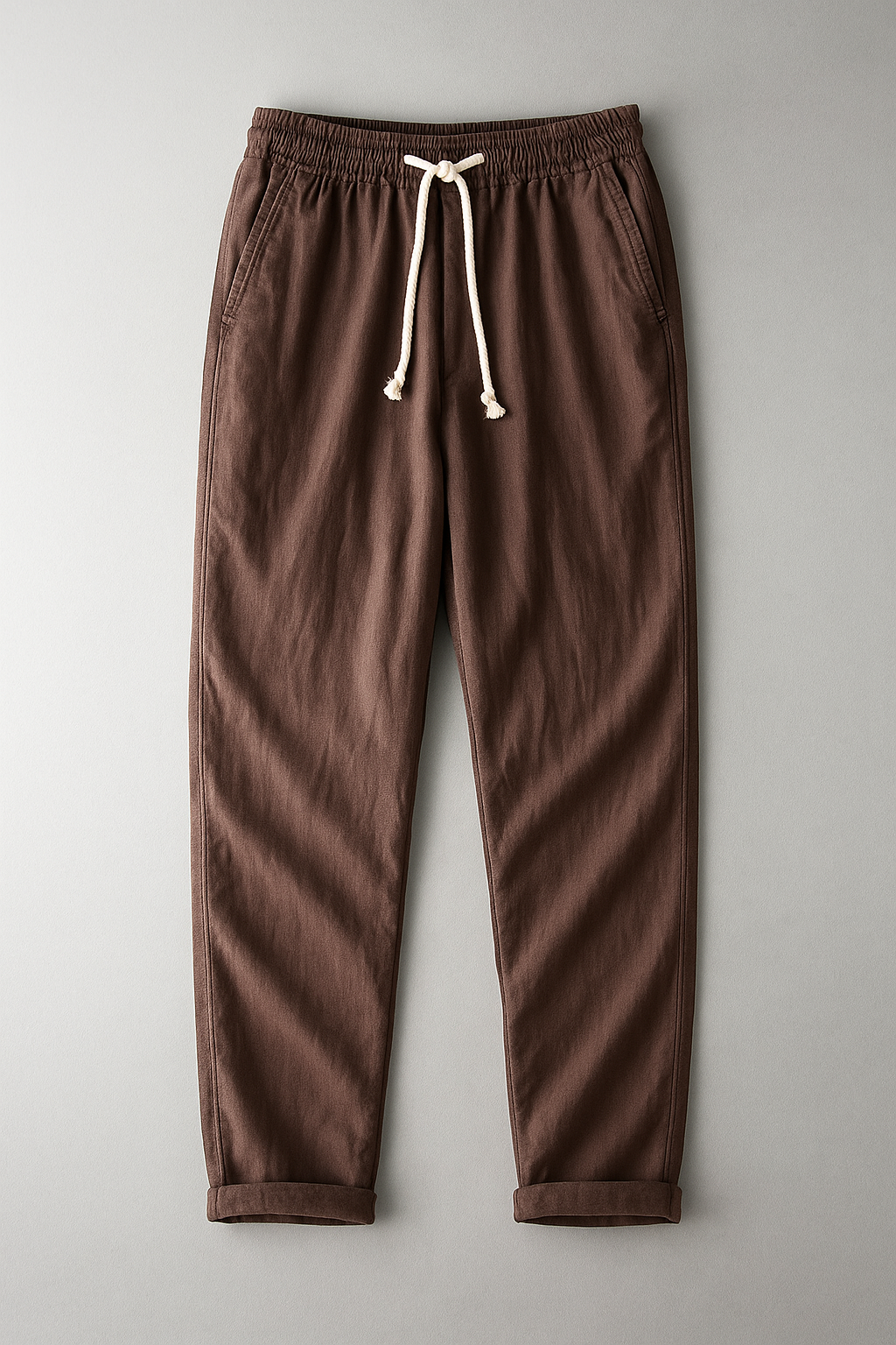 Preston | Linen Drawstring Tapered Trousers