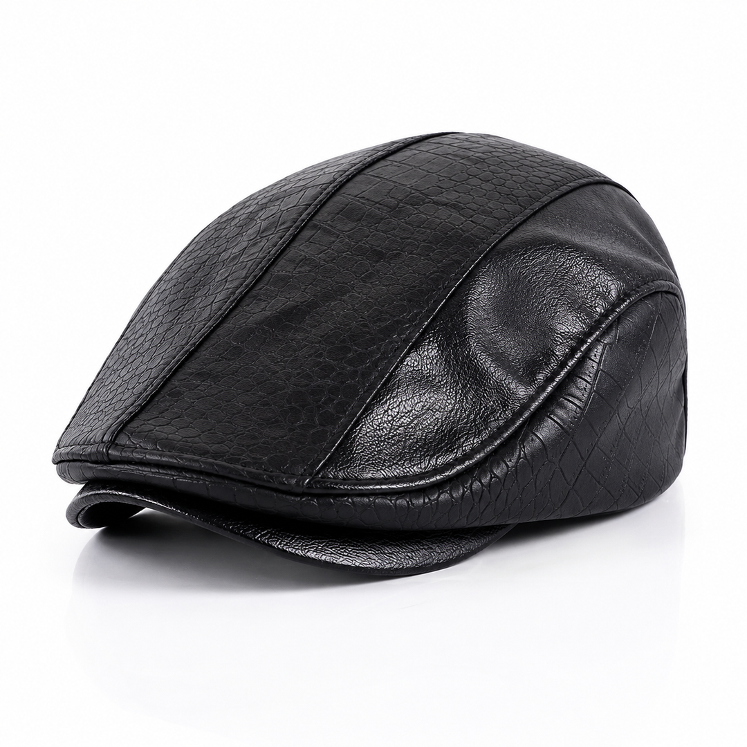 CrownCraft | Flat Cap Textured Two-Tone Panel Design