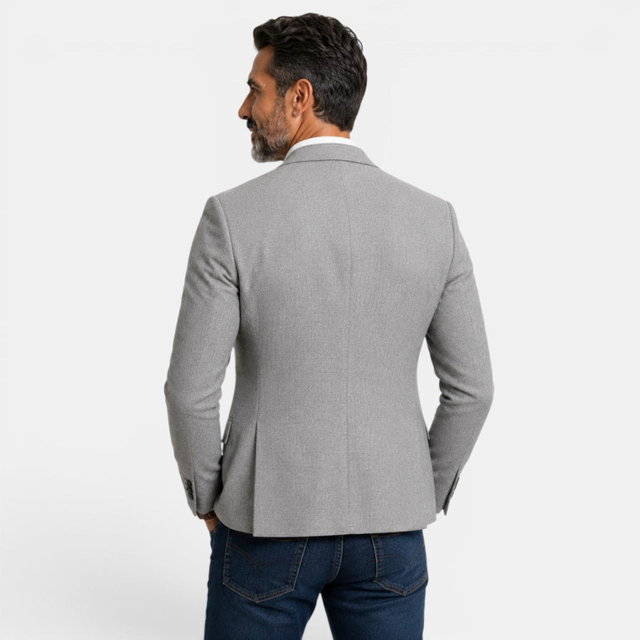 Egidio | Textured Blazer with Notched Lapels