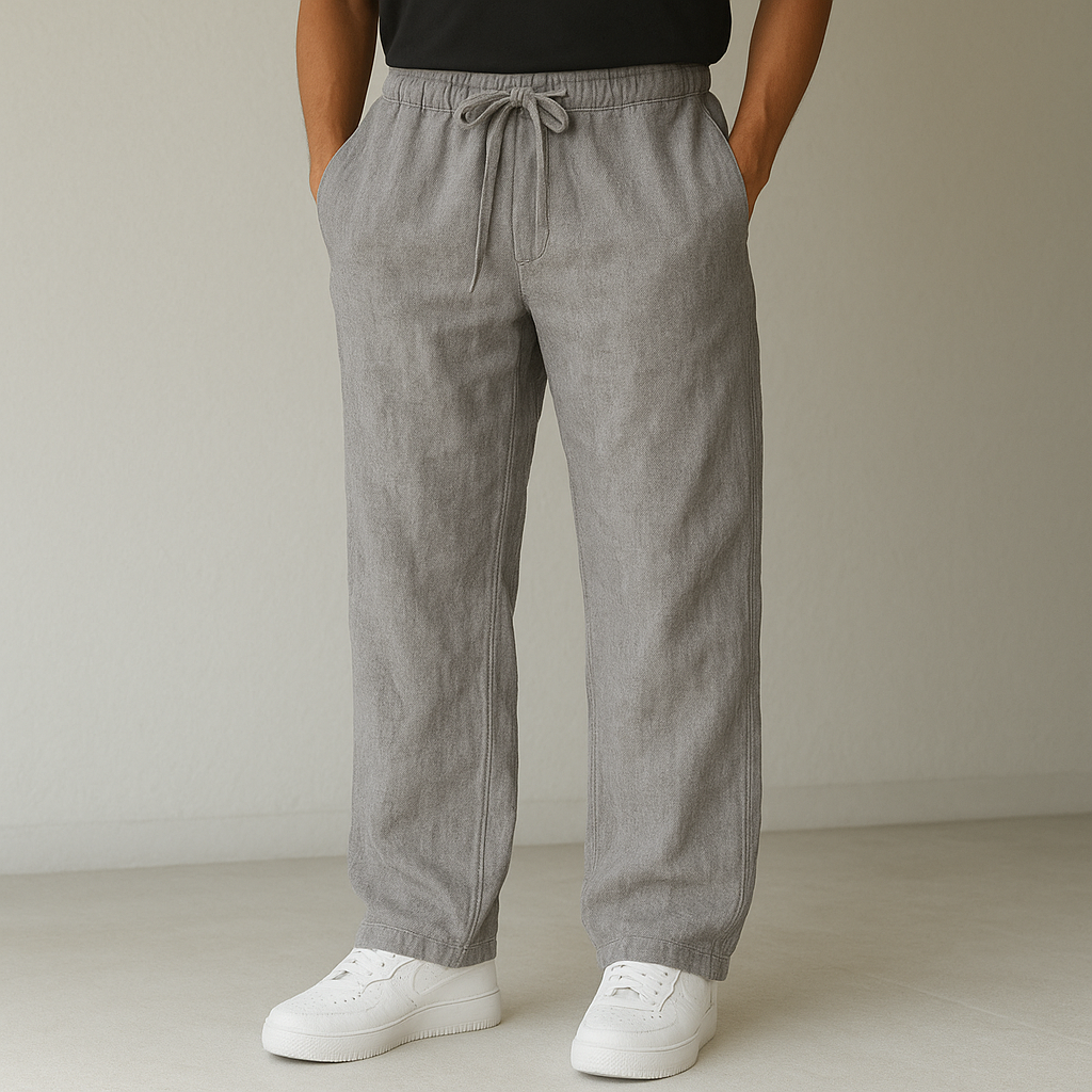 Carrol | Wide Leg Linen Trousers
