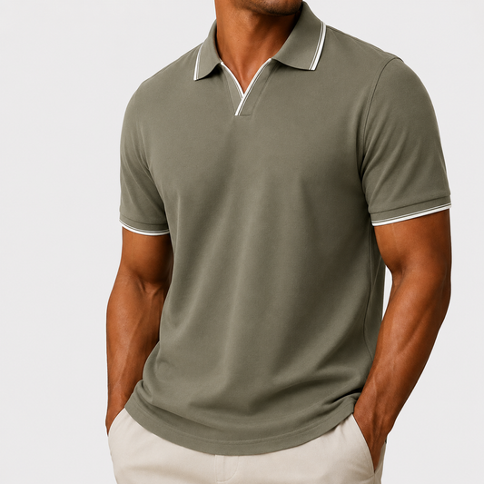 Ruan | Polo Shirt Short Sleeve Tipped Collar