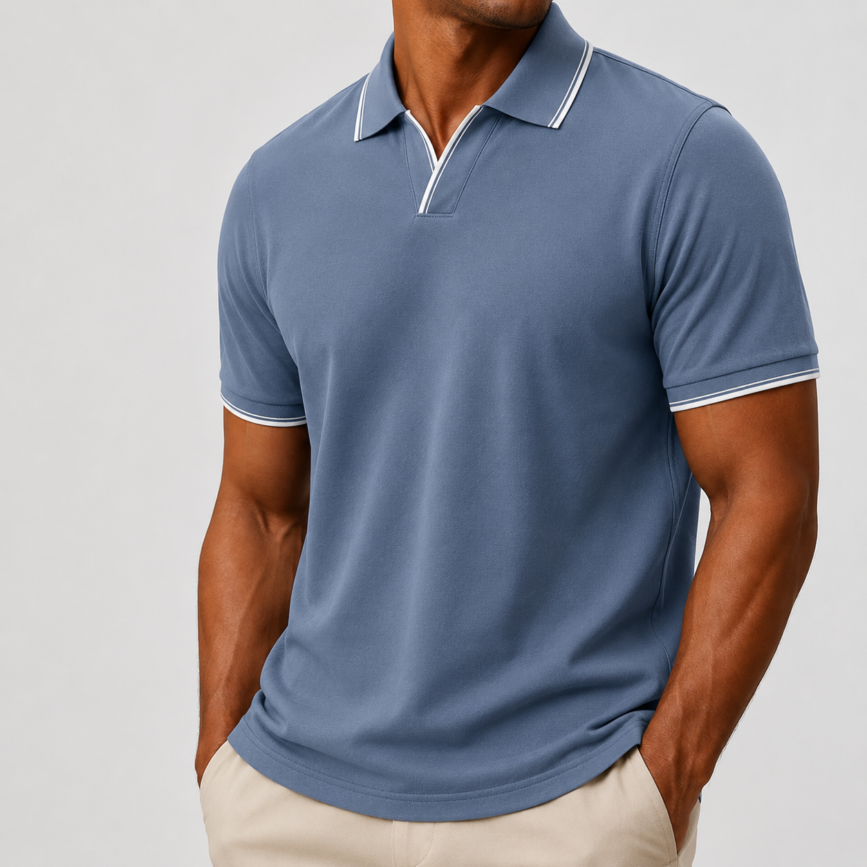 Ruan | Polo Shirt Short Sleeve Tipped Collar