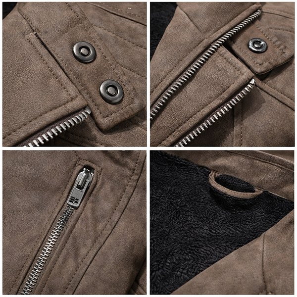 Jure | Leather Jacket With Zipper