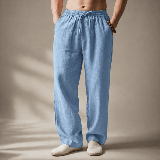 Samoel | Drawstring Wide Leg Casual Trousers