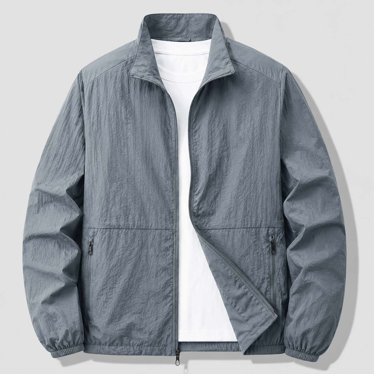 Rickie  - Lightweight Zip Front Windbreaker Jacket