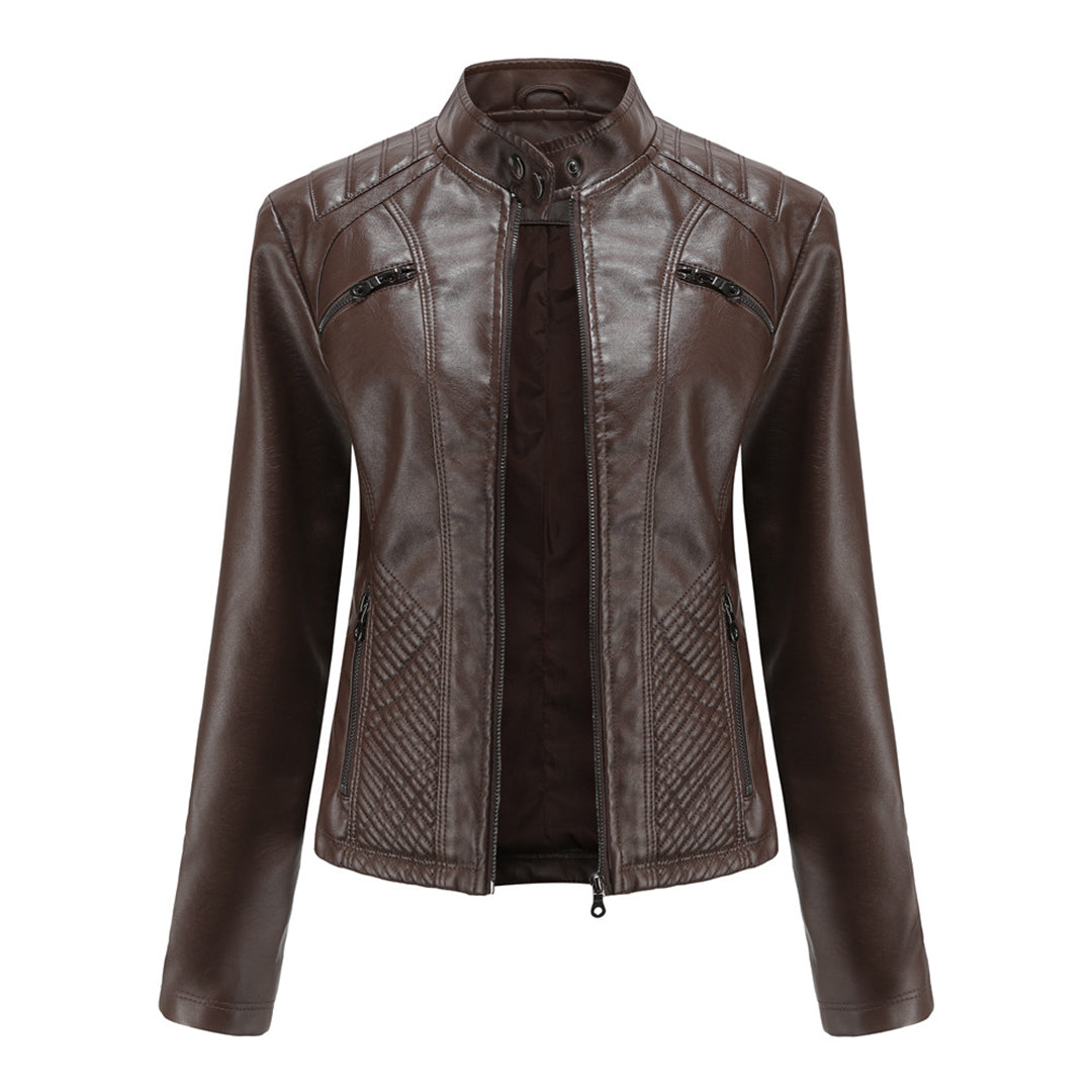Alfred | Jacket with Stand Collar and Quilted Panels
