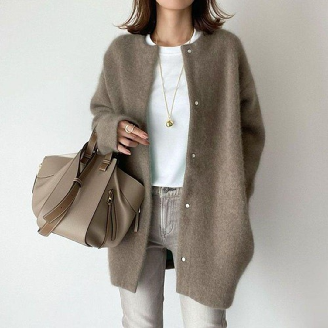 Denisse | Longline Cardigan with Long Sleeves