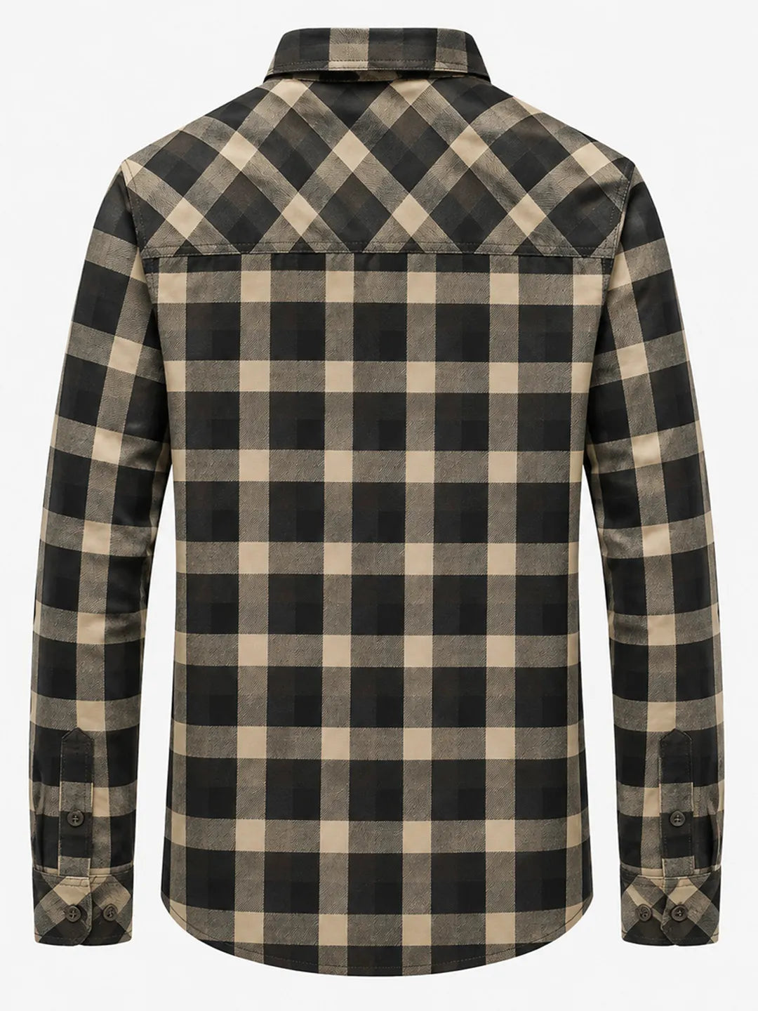 Angus | Shirt Jacket with Plaid Pattern and Pockets