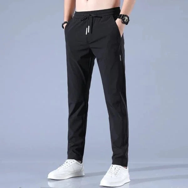 FlexDry | Drawstring Straight Leg Casual Trousers