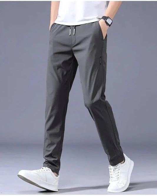 FlexDry | Drawstring Straight Leg Casual Trousers