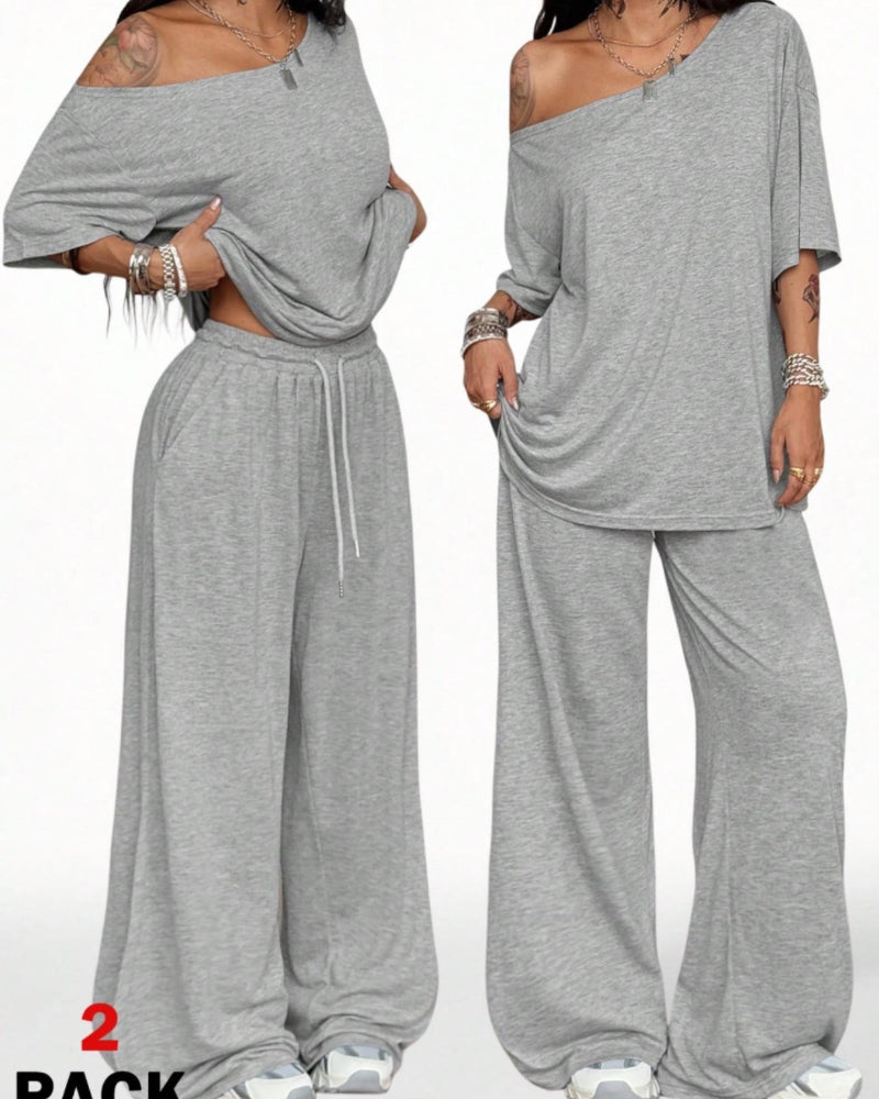 Ratirat - Wide Leg Lounge Trouser Co Ord