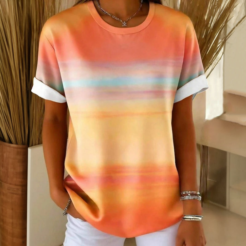 Horacio | Pastel Gradient Short Sleeve T-Shirt