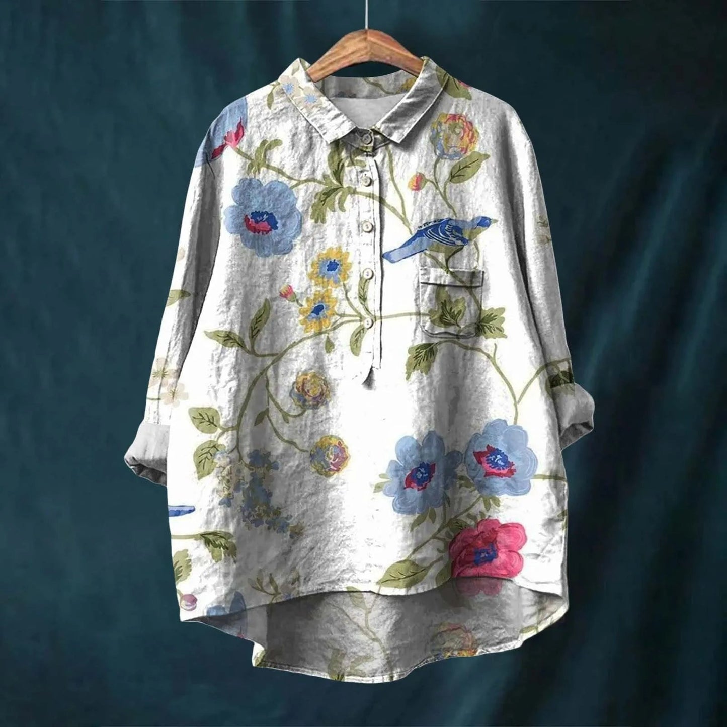 Lucero | Printed Long Sleeve Button Shirt
