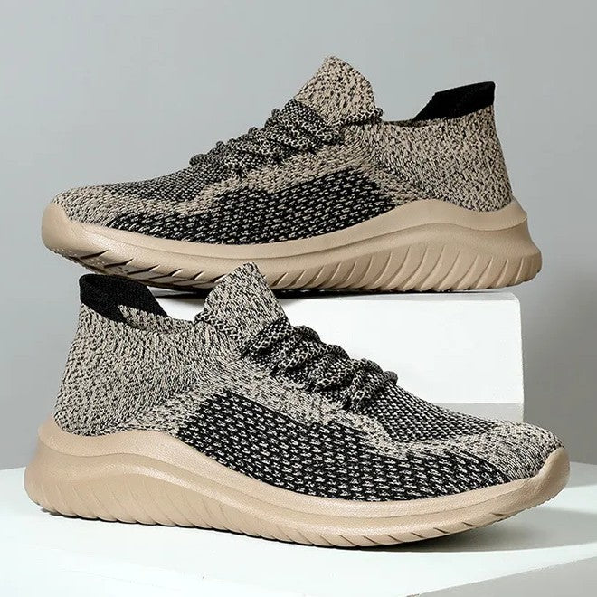 Draca - Knit Running Trainers Cushioned Sole Shoes