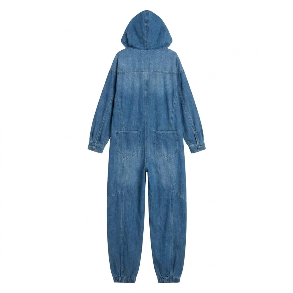 Estielle | Womens Oversized Denim Jumpsuit