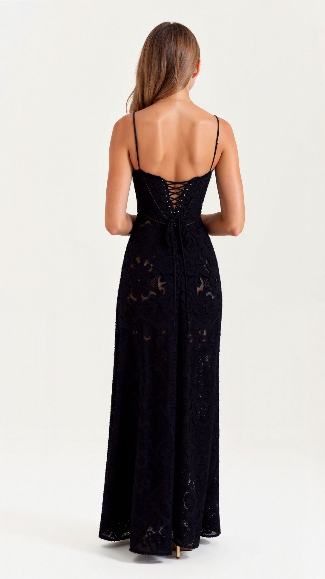 Clarissa | Floral Spaghetti Strap Maxi Dress