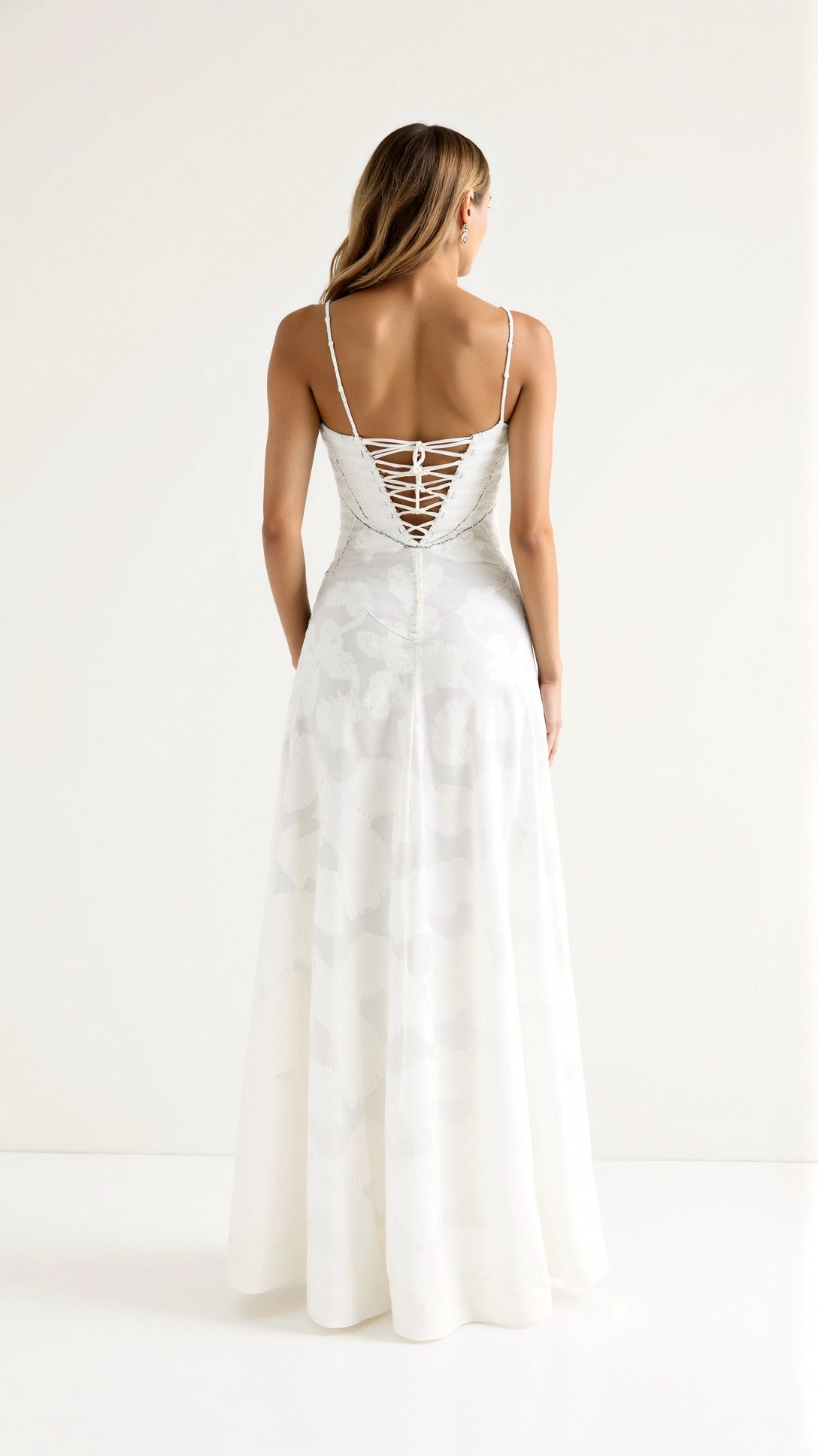 Clarissa | Floral Spaghetti Strap Maxi Dress