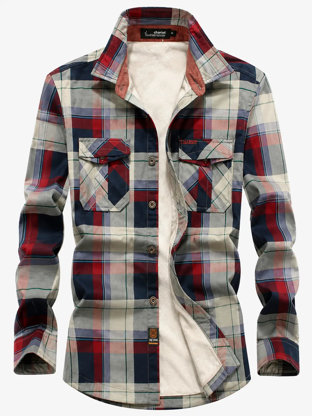 Jayson | Plaid Overshirt with Long Sleeves