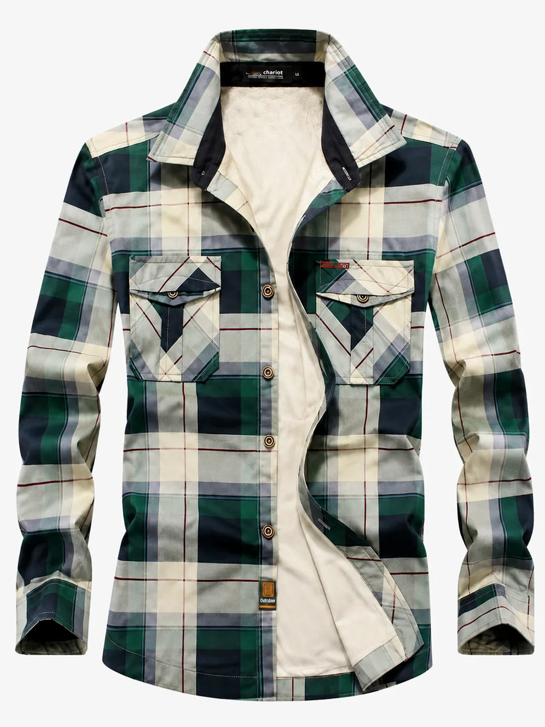 Jayson | Plaid Overshirt with Long Sleeves