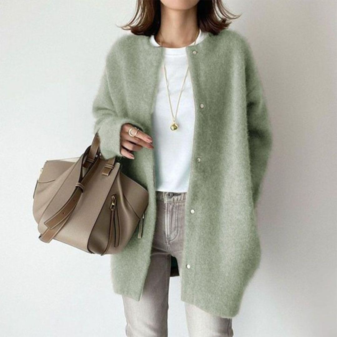 Denisse | Longline Cardigan with Long Sleeves