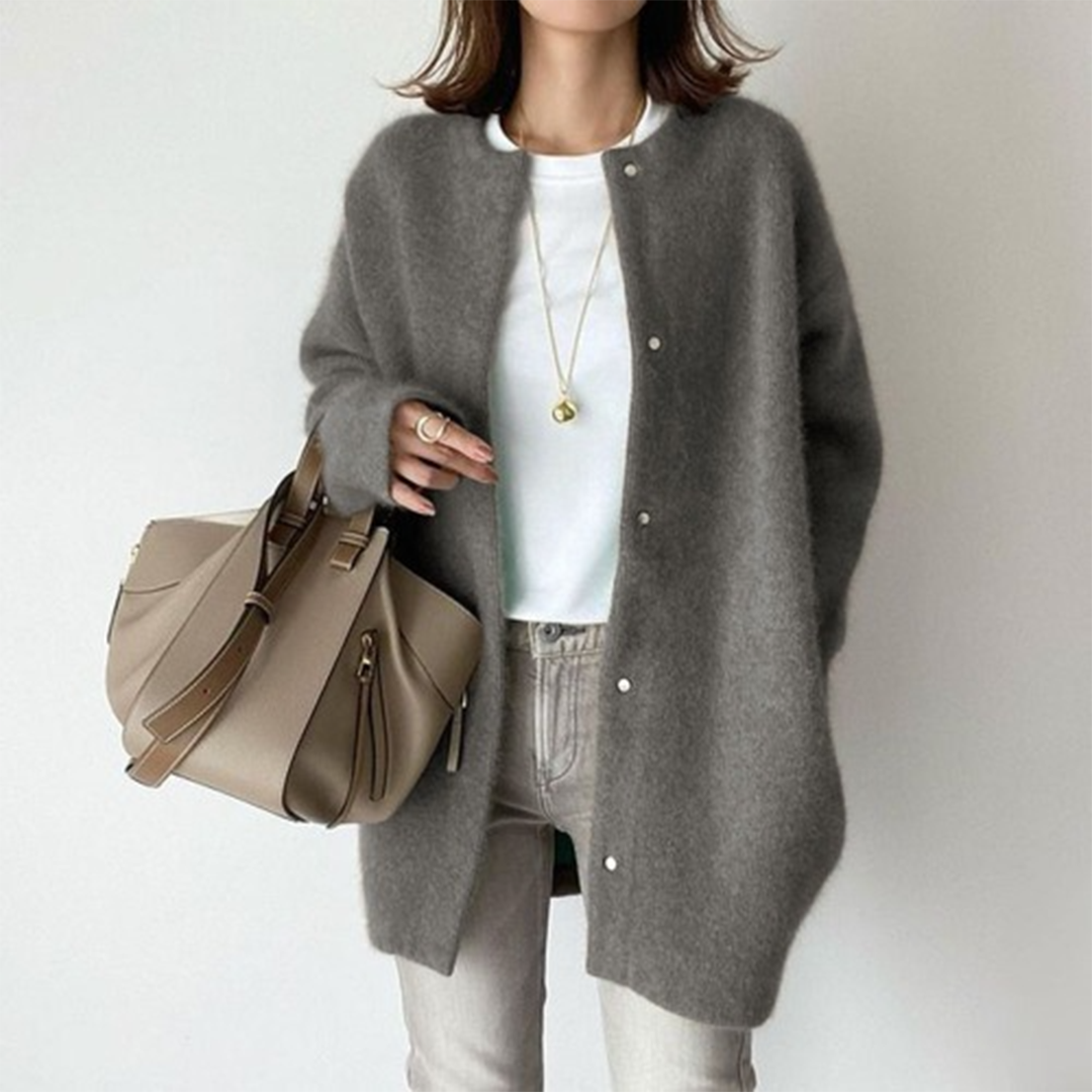 Denisse | Longline Cardigan with Long Sleeves