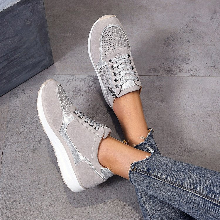 Gertie | Low Top Sneakers with Side Zippers