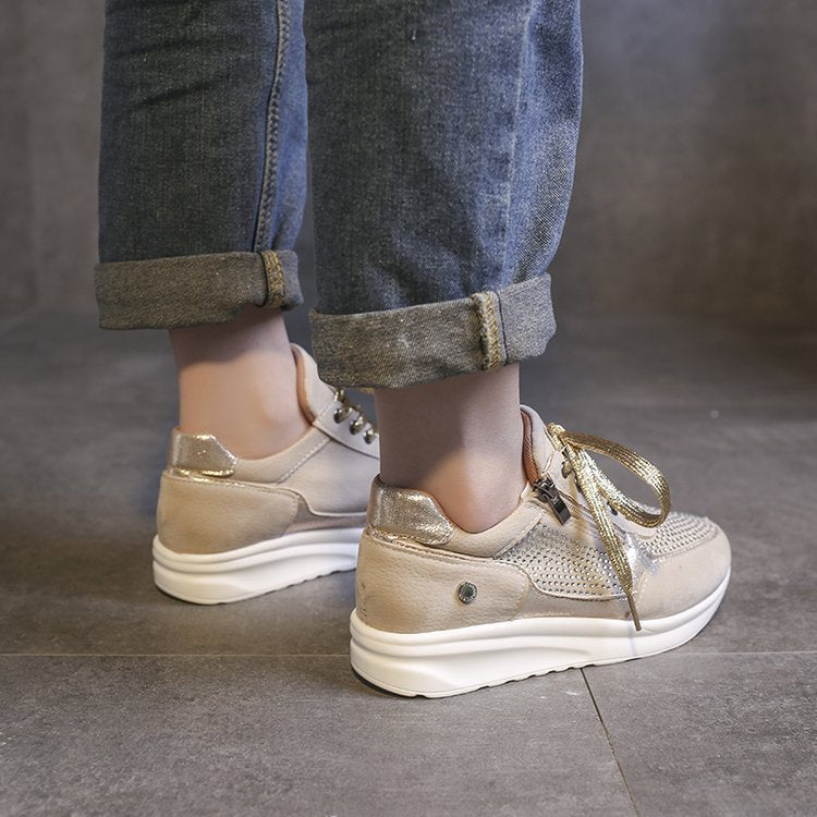 Gertie | Low Top Sneakers with Side Zippers