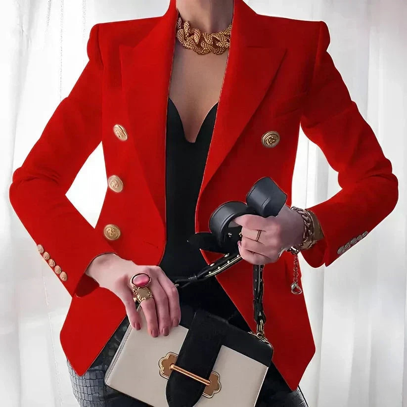Lucinda | Double-Breasted Blazer with Peaked Lapels