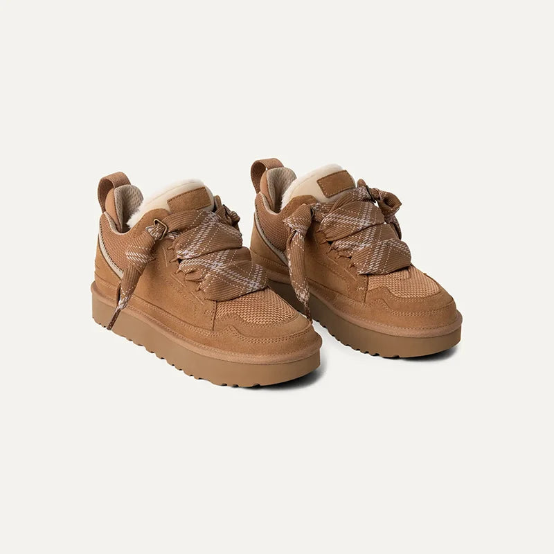 Meliton | Platform Sneakers with Wide Laces