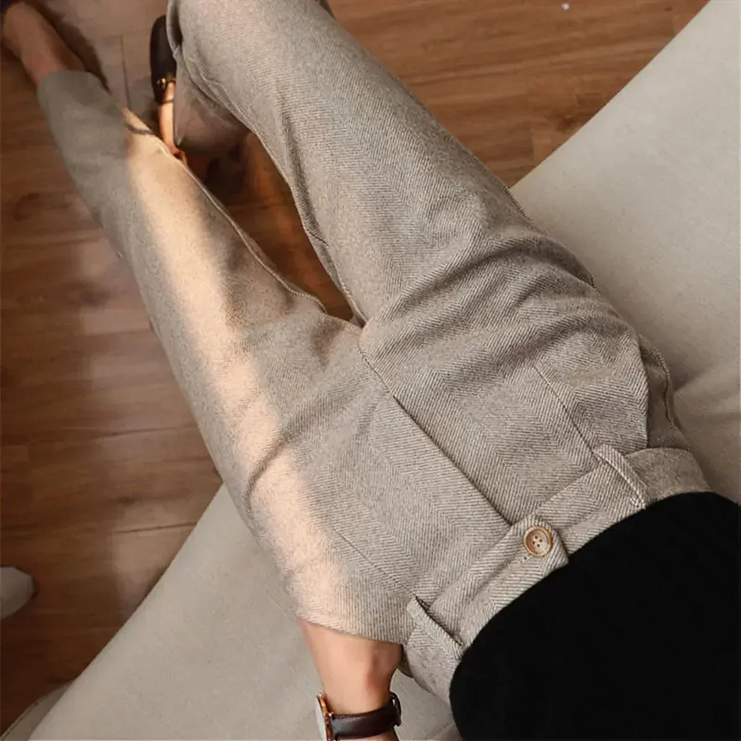 Ard – Straight Leg Tailored Trousers
