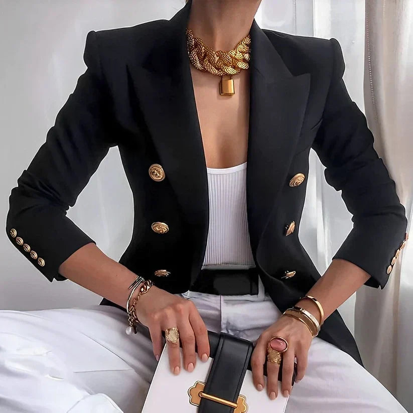 Lucinda | Double-Breasted Blazer with Peaked Lapels